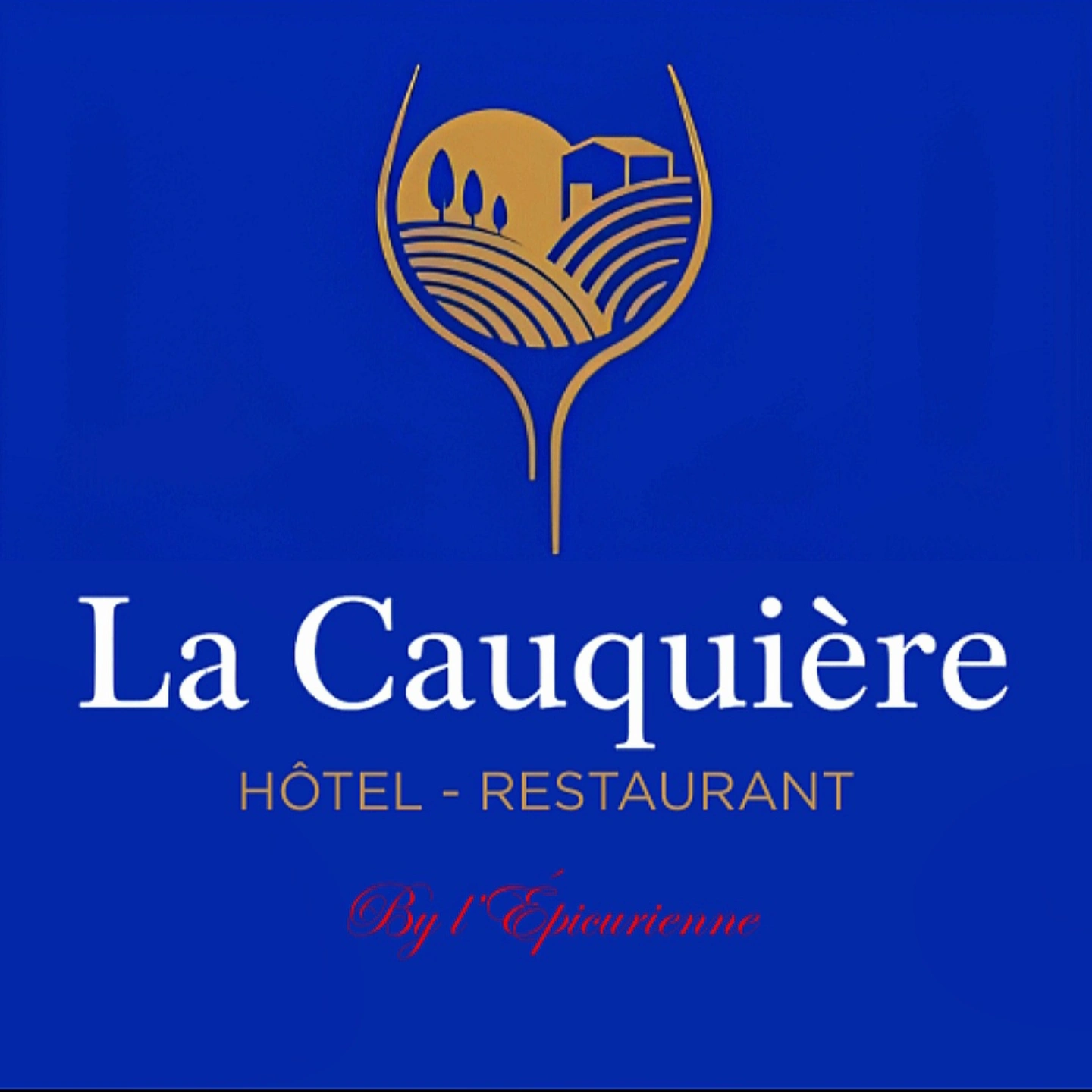Logo de l'établissement La Cauquière by l'Epicurienne, hotel-restaurant au Beausset dans le Var