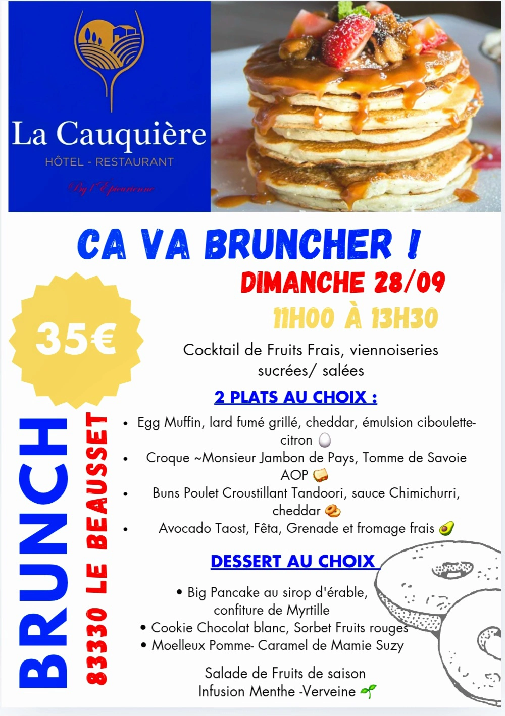 Affiche BRUNCH 28/09/2025